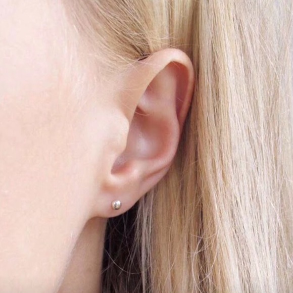 🔵𝟲𝟱%𝗢𝗙𝗙 𝗯𝘂𝗻𝗱𝗹𝗲𝘀 𝟯+🔵 NEW 3 mm Ball Stainless Steel Stud Earrings - Picture 8 of 14